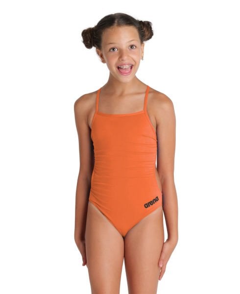 ARENA KIZ ÇOCUK YÜZÜCÜ MAYO GIRL'S TEAM SWIMSUIT CHALLENGE SOLID 004765350 YZM UK BEDEN