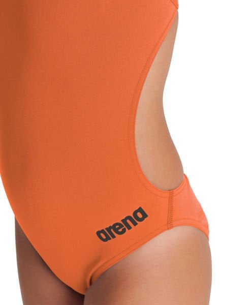 ARENA KIZ ÇOCUK YÜZÜCÜ MAYO GIRL'S TEAM SWIMSUIT CHALLENGE SOLID 004765350 YZM UK BEDEN