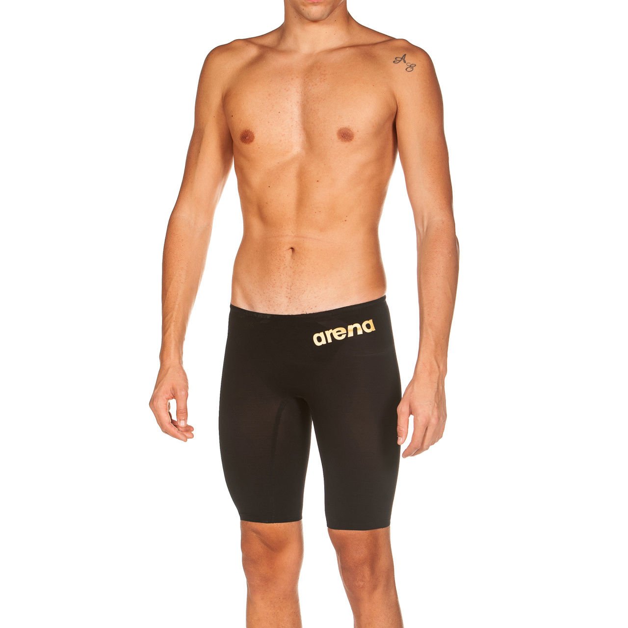 ARENA ERKEK KARBON YARIŞ MAYOSU PWSKIN CARBON AIR2 JAMMER BLACK GOLD 001130553