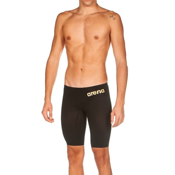 ARENA ERKEK KARBON YARIŞ MAYOSU PWSKIN CARBON AIR2 JAMMER BLACK GOLD 001130553