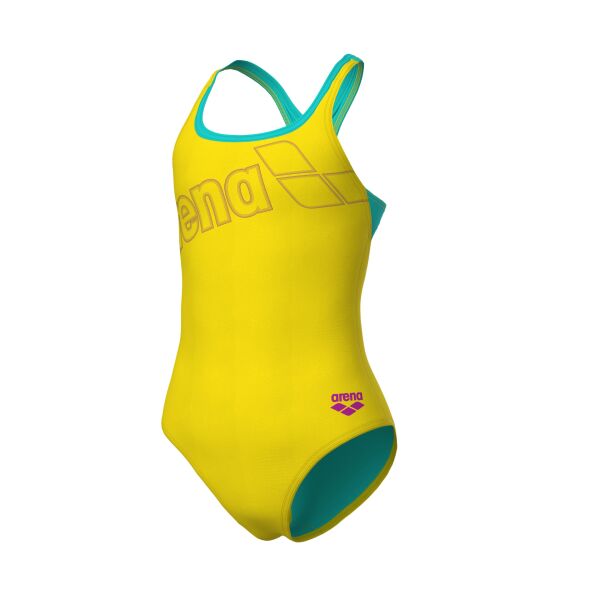 ARENA KIZ ÇOCUK YÜZÜCÜ MAYOSU GIRL'S ARENA LOGO SWIMSUIT SWIM PRO 010287380