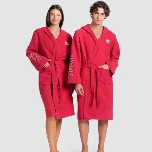 ARENA UNISEX YETİŞKİN BORNOZ KIRMIZI ZEAL ROBE 009032410