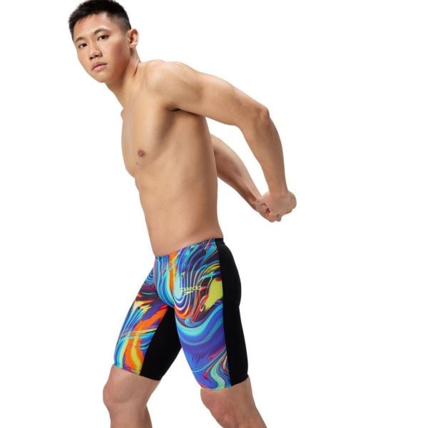 SPEEDO ERKEK YARIŞ MAYOSU LZR VALOR 2.0 JAM AM BLK MLT 8-1586119137