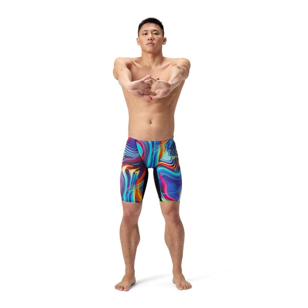 SPEEDO ERKEK YARIŞ MAYOSU LZR VALOR 2.0 JAM AM BLK MLT 8-1586119137
