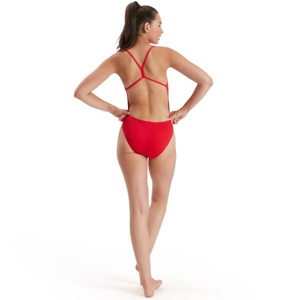 SPEEDO KADIN YÜZÜCÜ MAYOSU ECO END+ TSRP AF RED 8-135396446 YZM UK BEDEN