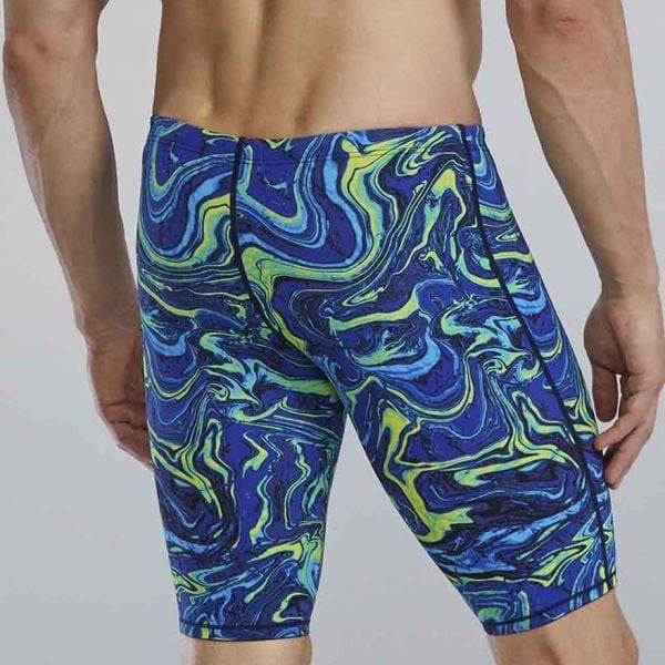 TYR ERKEK YARIŞ MAYOSU M THRESHER JAM HYP BLUE/GREEN TPHMN6AF487