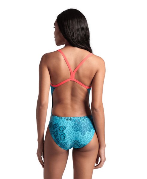 ARENA BAYAN YÜZÜCÜ MAYOSU WOMEN'S ARENA CAMO KIKKO SWIMSUIT CHALLE 007160480