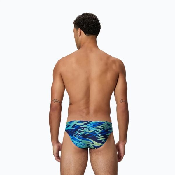 Speedo Erkek Slip Mayo HYPERBOOM PRINT BRF AM BLU/YELL 8-A000255002