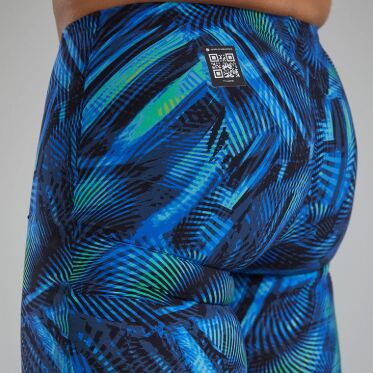 TYR ERKEK YARIŞ MAYOSU M AVICTOR JAM HEL BLUE/GREEN AHHW7A487