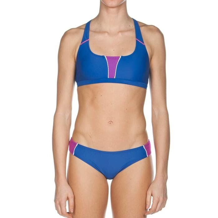 Arena Bayan Sporty 1 Racer Top Mavi Yüzücü Bikini 1B23489