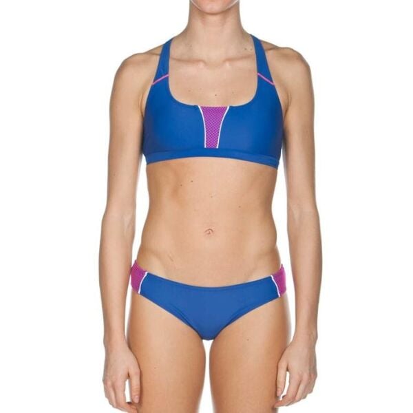 Arena Bayan Sporty 1 Racer Top Mavi Yüzücü Bikini 1B23489