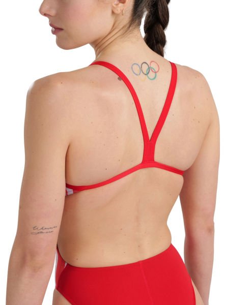 ARENA BAYAN YÜZÜCÜ MAYOSU WOMEN'S SWIMSUIT CHALLENGE BACK MARBLED 005562450