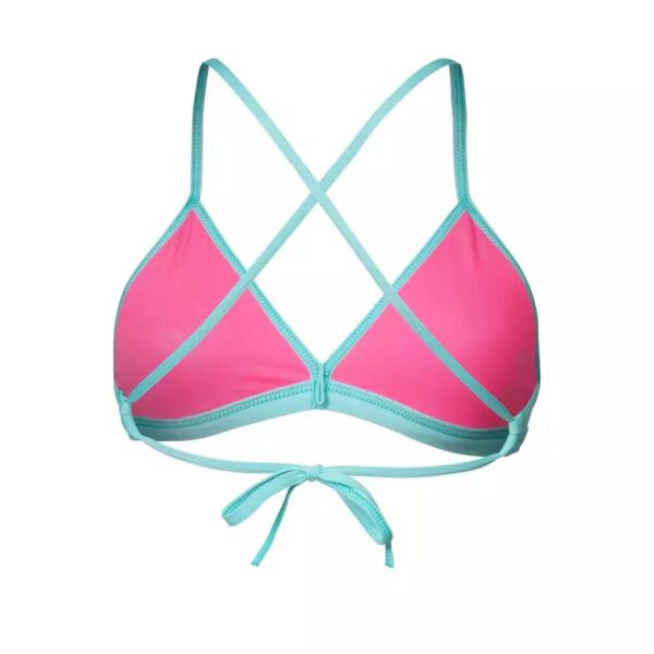 ARENA BİKİNİ ÜST TURKUAZ WOMEN'S TEAM SWIM TOP TIE BACK SOLID 004768890