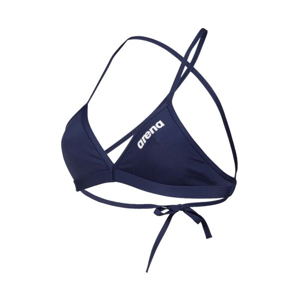 ARENA BİKİNİ ÜST LACİVERT WOMEN'S TEAM SWIM TOP TIE BACK SOLID 004768750