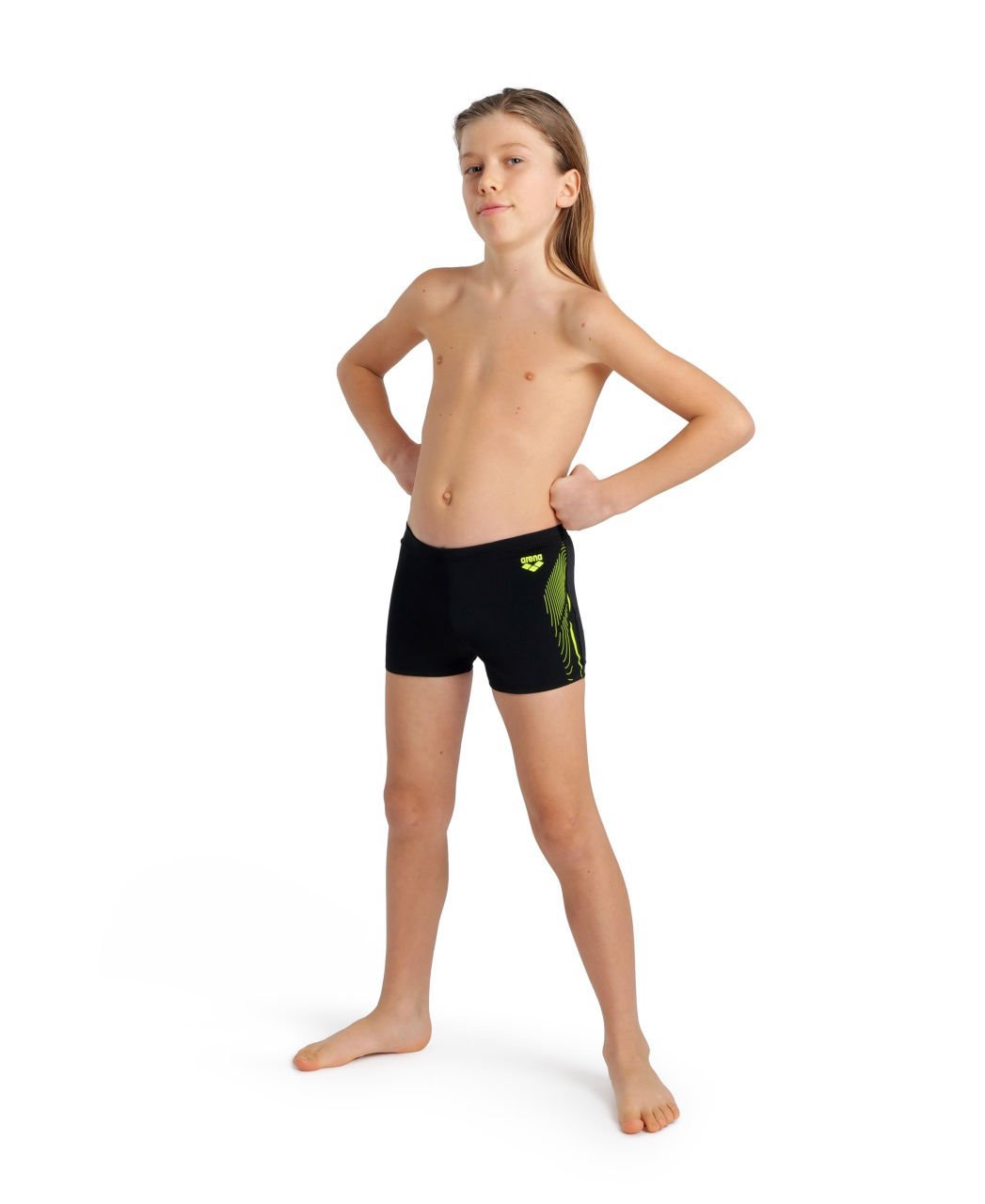 ARENA ERKEK ÇOCUK ŞORT YÜZÜCÜ MAYO BOY'S SWIM SHORT GRAPHIC 005546560 YZM UK BEDEN