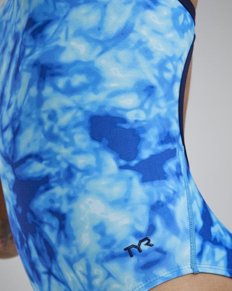 TYR KADIN YÜZÜCÜ MAYOSU W DMDFIT AZULTEC OCEAN BLUE P04076373