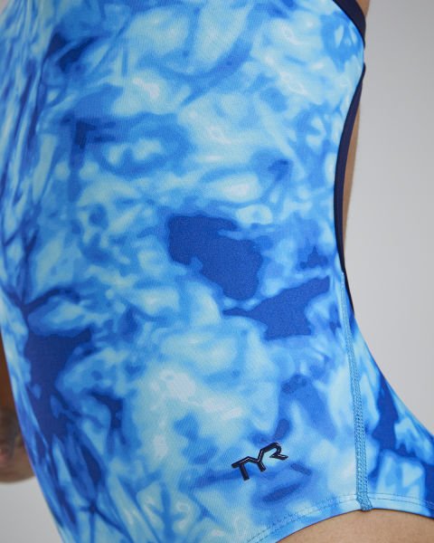 TYR KADIN YÜZÜCÜ MAYOSU W DMDFIT AZULTEC OCEAN BLUE P04076373