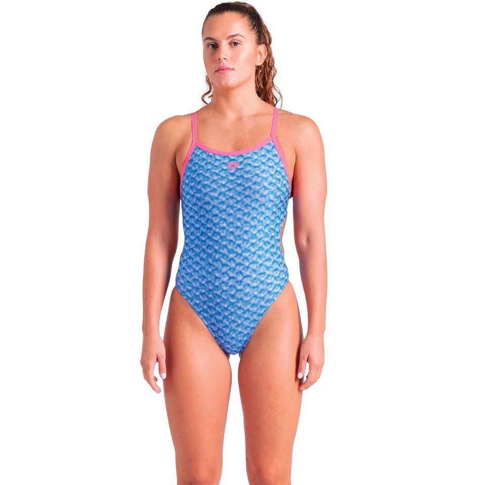 ARENA BAYAN YÜZÜCÜ MAYOSU WOMEN'S ARENA MONOGRAM SWIMSUIT CHALLENGE BACK 008946890