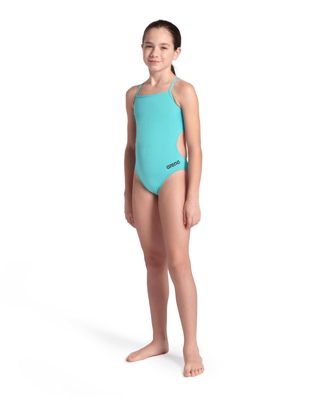 ARENA KIZ ÇOCUK YÜZÜCÜ MAYO GIRL'S TEAM SWIMSUIT CHALLENGE SOLID 004765870