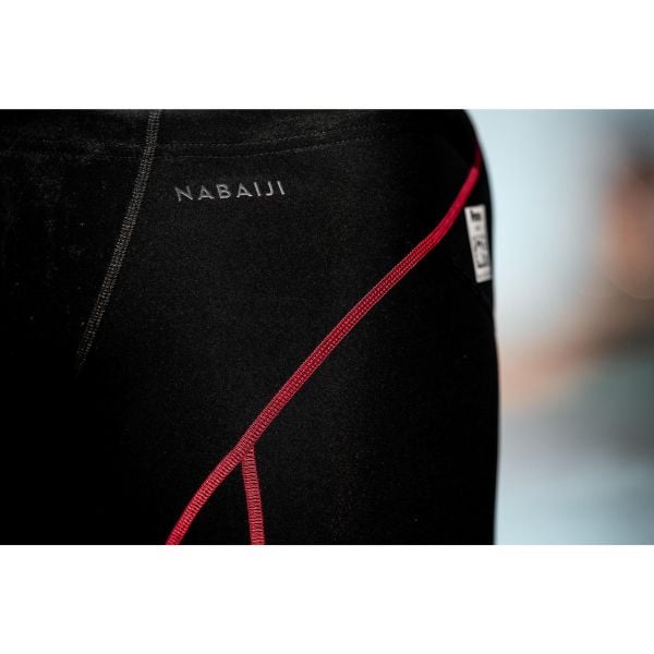 NABAİJİ ERKEK YARI KARBON YARIŞ MAYOSU KIRMIZI ÇİZGİLİ NABAIJI001