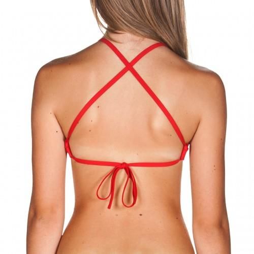 ARENA WOMEN'S SOLİD TİE BACK TOP RED BAYAN BİKİNİ ÜST KIRMIZI 2A24645