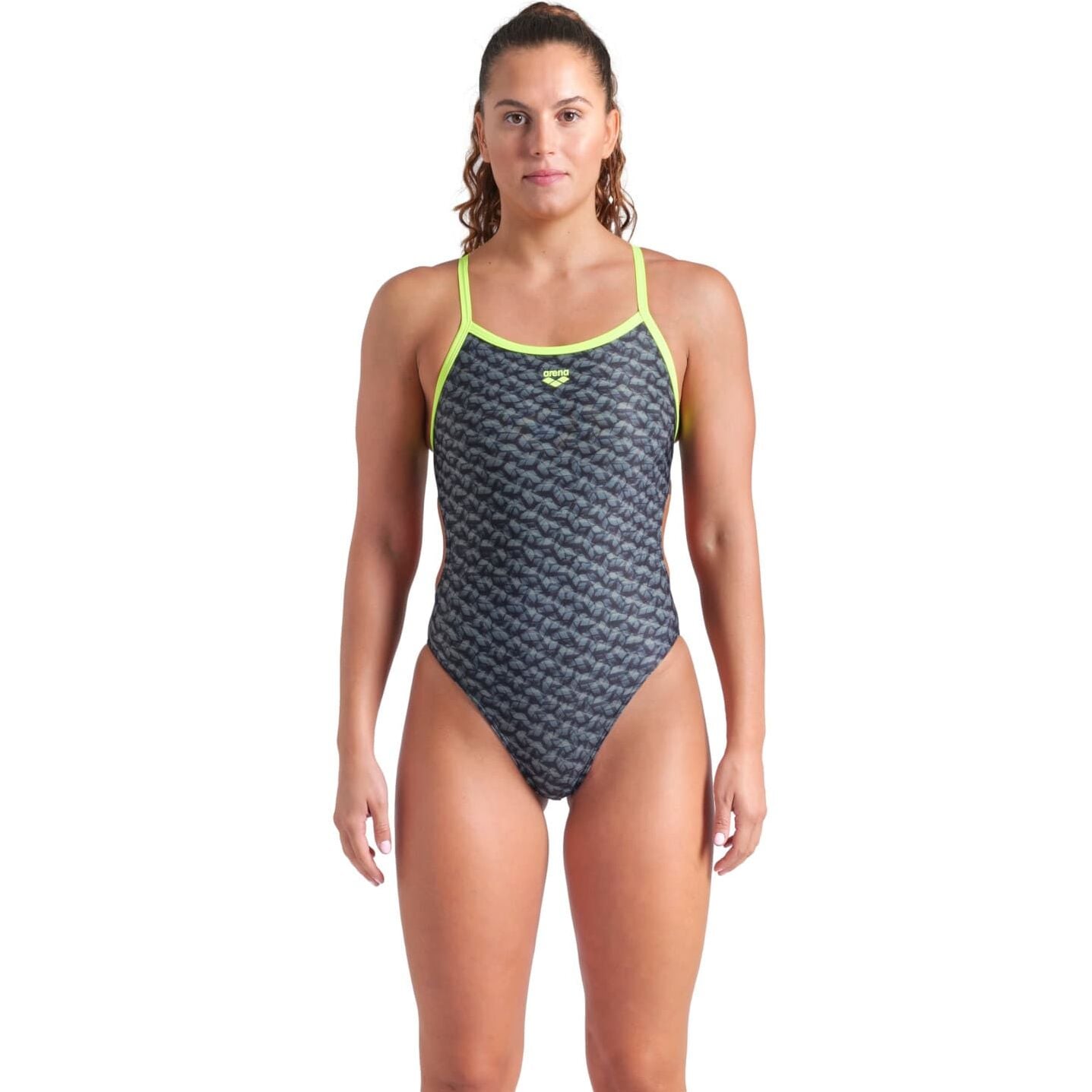 ARENA BAYAN YÜZÜCÜ MAYOSU WOMEN'S ARENA MONOGRAM SWIMSUIT CHALLENGE BACK 008946660