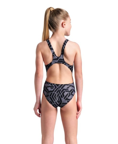 ARENA KIZ ÇOCUK YÜZÜCÜ MAYO GIRL'S ARENA ESCAPE SWIMSUIT SWIM TECH L 008475500