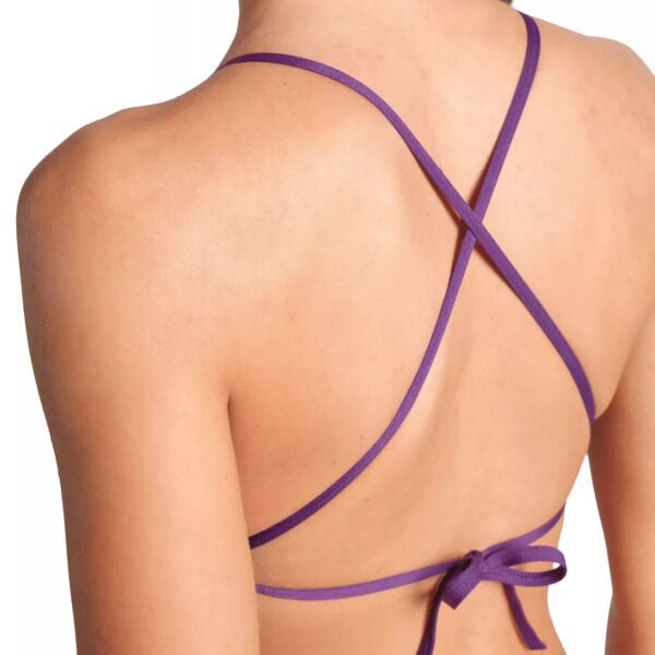 ARENA BİKİNİ ÜST MOR WOMEN'S TEAM SWIM TOP TIE BACK SOLID 004768930