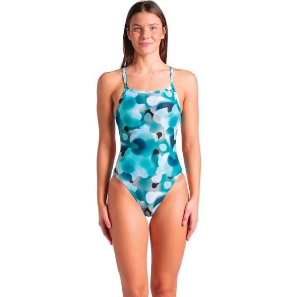 ARENA BAYAN YÜZÜCÜ MAYOSU WOMEN'S ARENA CAMOUFLAGE SWIMSUIT CHALLENGE BACK 009065660