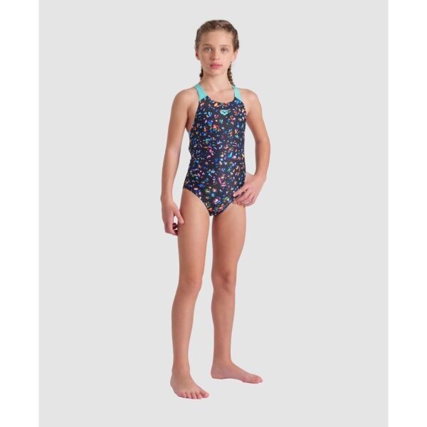 ARENA KIZ ÇOCUK YÜZÜCÜ MAYOSU GIRL'S ARENA CONFETTI SWIMSUIT SWIM PRO BACK 009089550