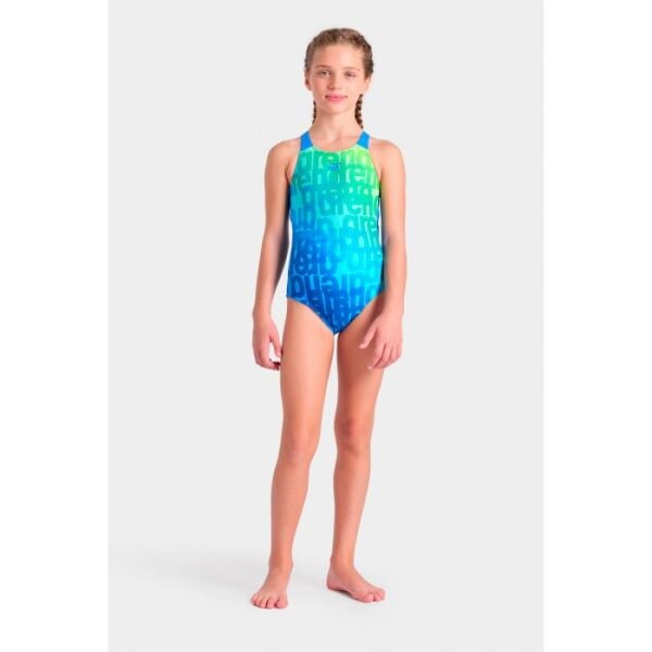 ARENA KIZ ÇOCUK YÜZÜCÜ MAYOSU GIRL'S ARENA MULTI COLOURS SWIMSUIT V BACK 009007808