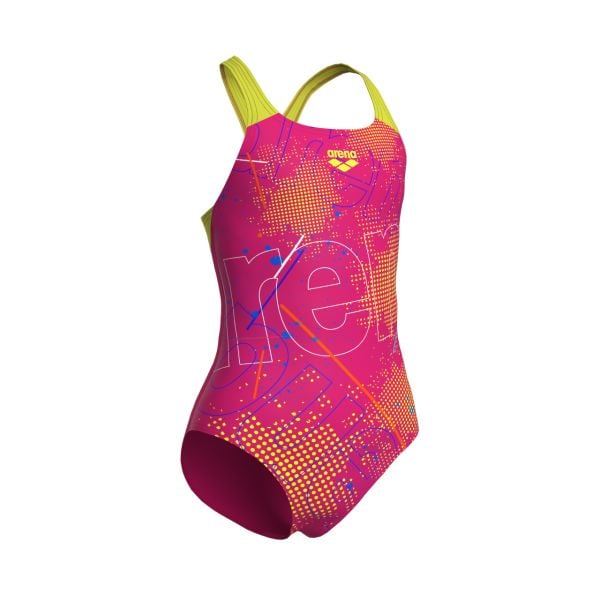 ARENA KIZ ÇOCUK YÜZÜCÜ MAYOSU GIRL'S ARENA GALACTIC SWIMSUIT SWIM PRO BACK 005923960