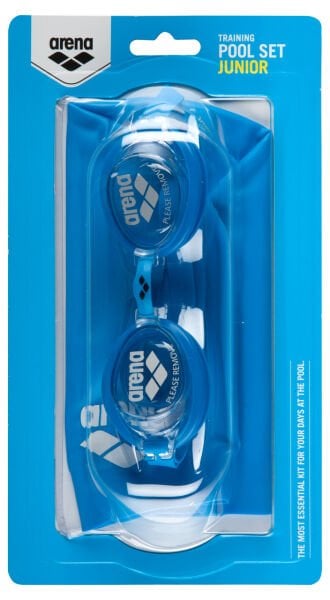 Arena Pool Jr Unisex Mavi Bone Gözlük Seti 9242370