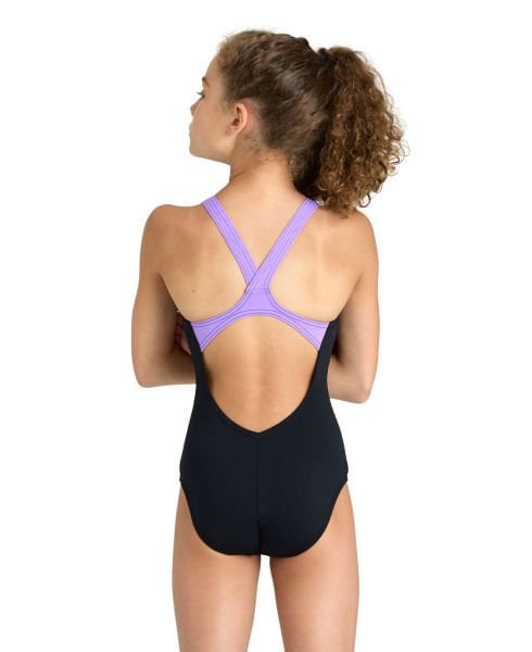 ARENA KIZ ÇOCUK YÜZÜCÜ MAYOSU GIRL'S ARENA PRISM SWIMSUIT V BACK 005996590 YZM
