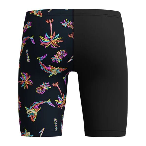 SPEEDO ERKEK ÇOCUK JAMMER YÜZÜCÜ MAYOSU ALV LEG V CUT JAM JM BLACK 8-00316118121