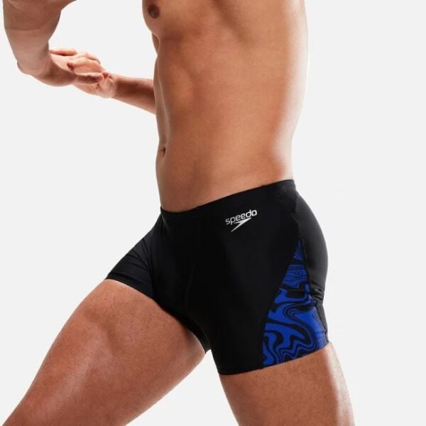 SPEEDO ERKEK YÜZÜCÜ ŞORT MAYO ALOV V-CUT ASHT AM BLACK/BLUE 8-1136615205