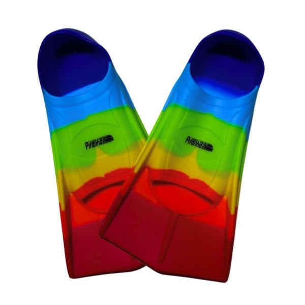 Yeni Çok Renkli Piranha Silikon Yüzücü Kısa Ayak Paleti