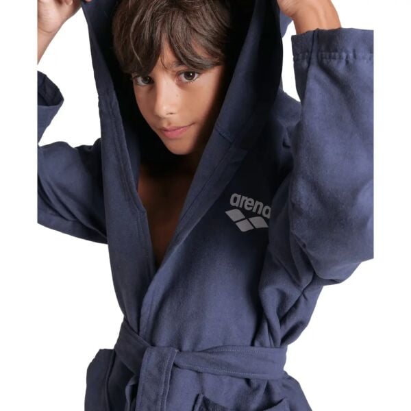 ARENA UNISEX ÇOCUK BORNOZ LACİVERT ZEAL JR ROBE 009042710