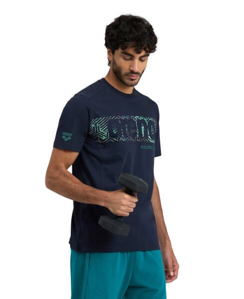 ARENA UNISEX KISA KOLLU TİŞÖRT T-SHIRT LOGO COTTON 005336706