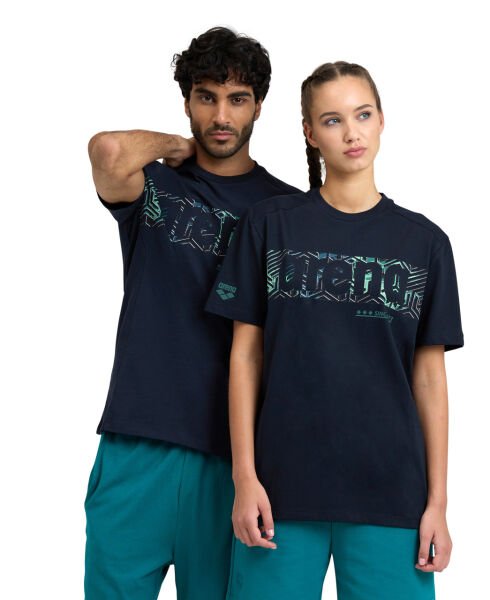 ARENA UNISEX KISA KOLLU TİŞÖRT T-SHIRT LOGO COTTON 005336706