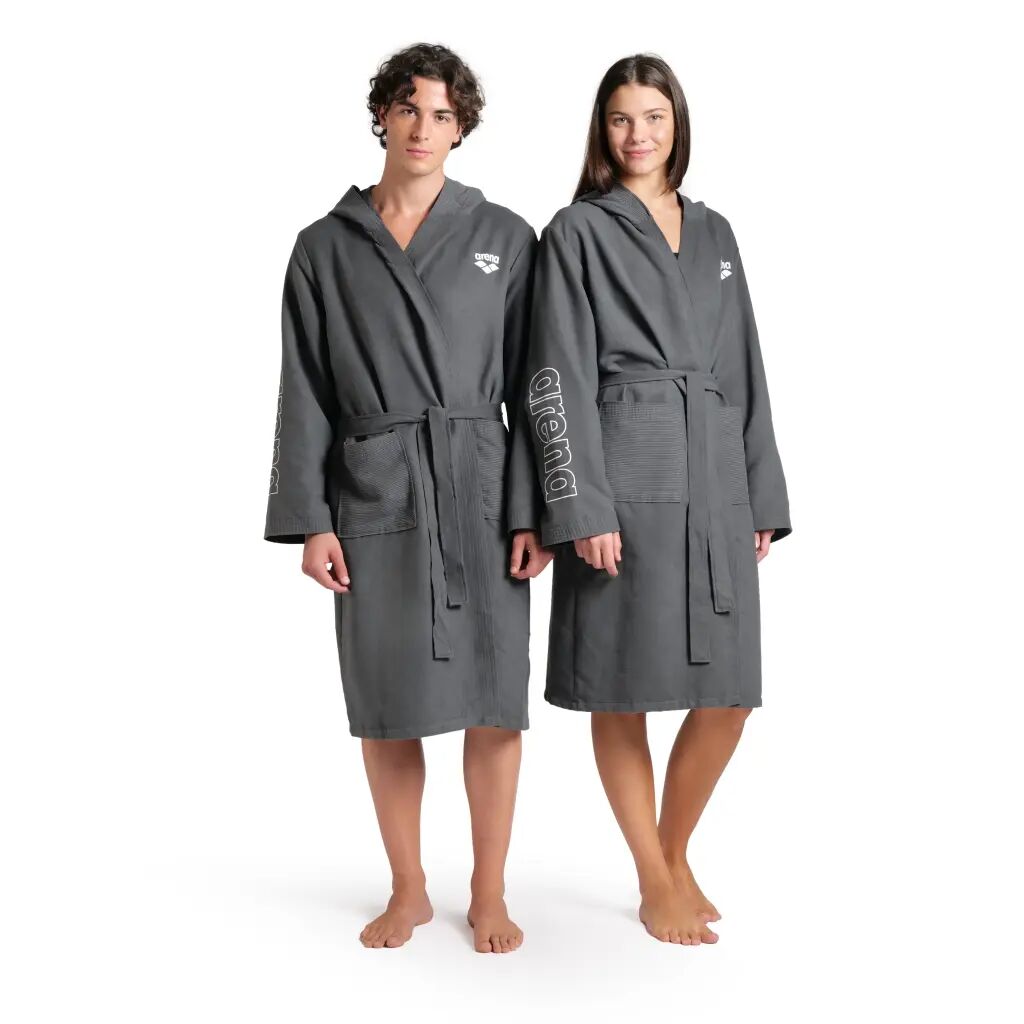 ARENA UNISEX YETİŞKİN BORNOZ GRİ ZEAL ROBE 009032510