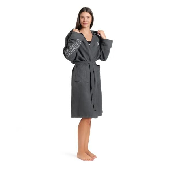 ARENA UNISEX YETİŞKİN BORNOZ GRİ ZEAL ROBE 009032510
