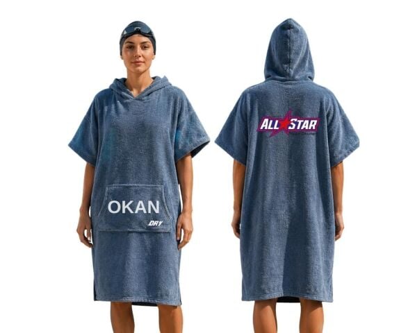 AllStar Spor Okulları Özel Tasarım Baskılı Dry Panço Yeşil