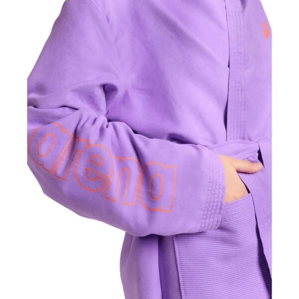 ARENA UNISEX YETİŞKİN BORNOZ MOR ZEAL ROBE 009032930