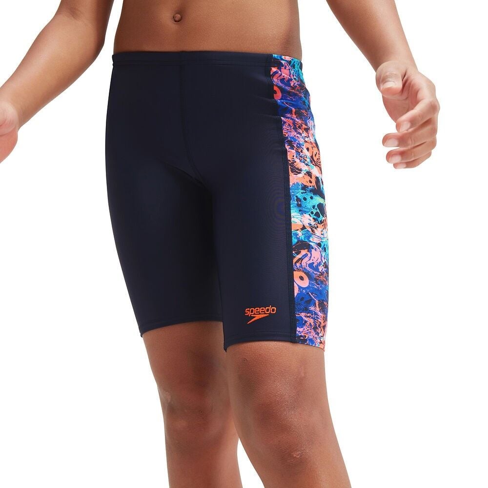 SPEEDO ERKEK ÇOCUK JAMMER YÜZÜCÜ MAYOSU ALOV PANL JAM JM BLACK ORANGE 8-00316215652