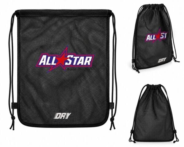 AllStar Spor Okulları Logo Baskılı  Dry File Çanta  Pembe