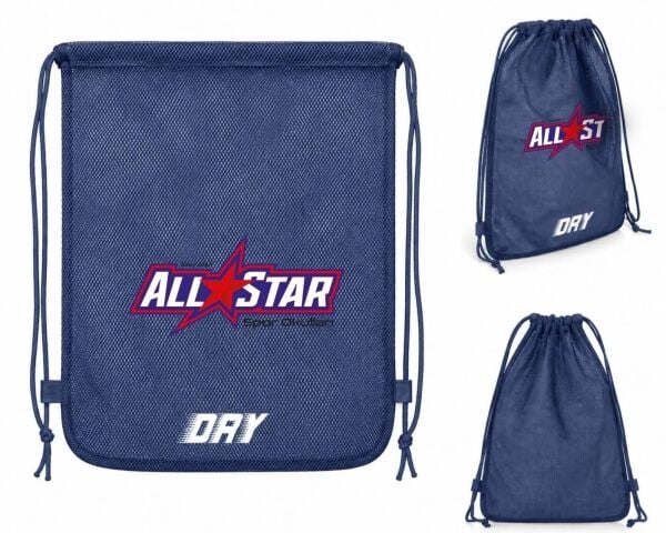 AllStar Spor Okulları Logo Baskılı  Dry File Çanta  Pembe