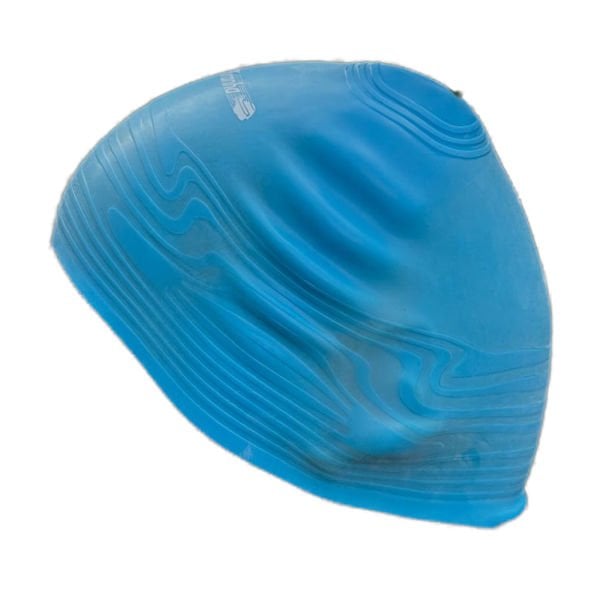 PİRANHA DOKULU KALIN MAVİ SİLİKON BONE