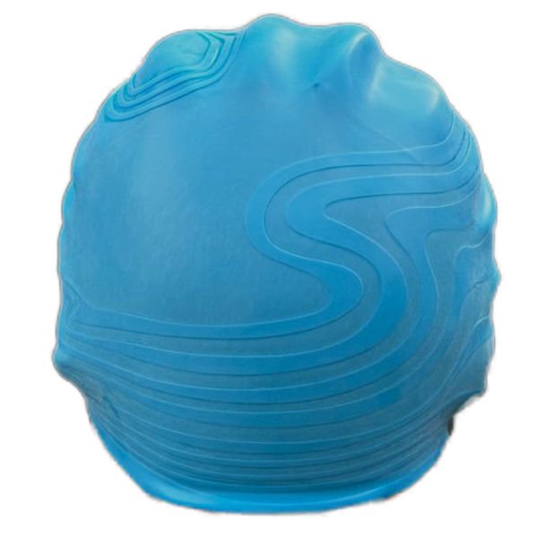 PİRANHA DOKULU KALIN MAVİ SİLİKON BONE
