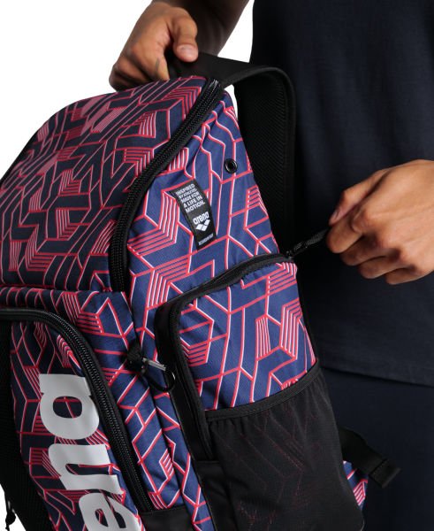 ARENA YÜZÜCÜ ÇANTASI RENKLİ 45 LİTRE SPIKY III BACKPACK 45 ALLOVER 006272122